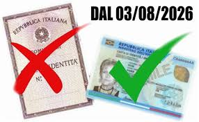 Sostituzione della carta d'identità cartacea